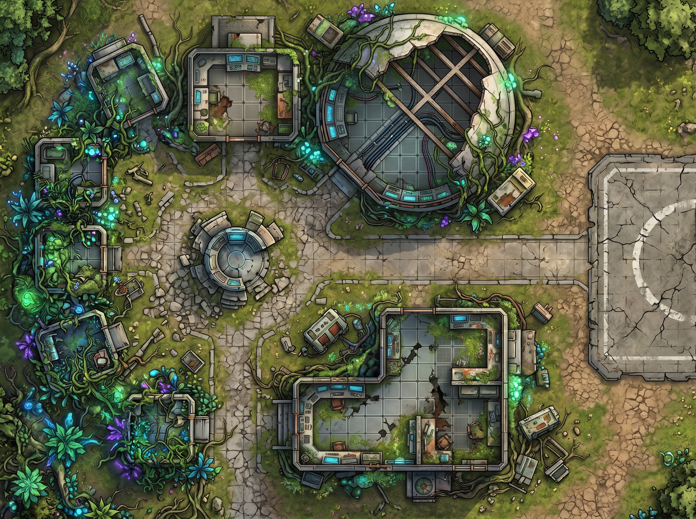 Alien Jungle Outpost