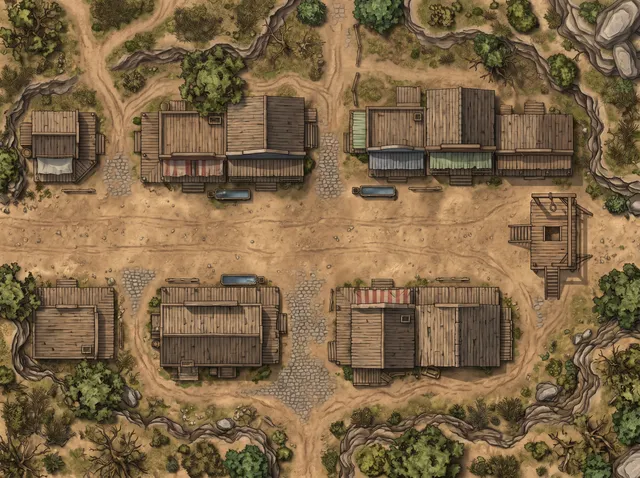 Western main street map